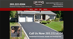 Desktop Screenshot of lucianopaving.com
